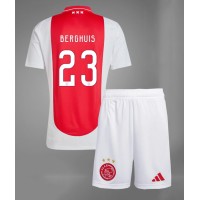 Dres Ajax Steven Berghuis #23 Domáci pre deti 2024-25 Krátky Rukáv (+ trenírky)